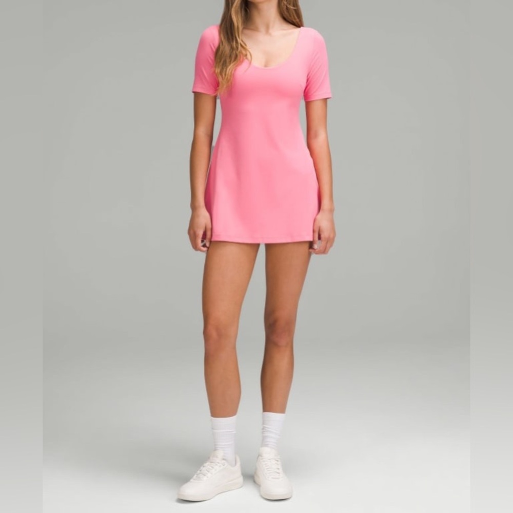 Lululemon Align Short Sleeve Dress, Sakura Pink, Size 8